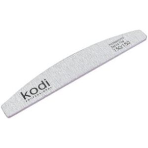 KODI NAIL FILE 124 - HALF MOON 150/150, LIGHT GRAY