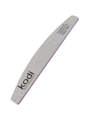 KODI NAIL FILE "CRESCENT" 100/180 (COLOR: GRAY, SIZE: 178/30/5)