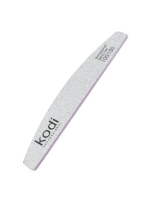 KODI NAIL FILE 129 - HALF MOON 100/150, LIGHT GRAY