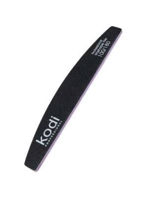 KODI NAIL FILE 039 - HALF MOON 100/180, BLACK