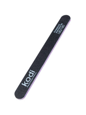 KODI NAIL FILE 048 - STRAIGHT 180/180 - BLACK, Size: 178/19/4)