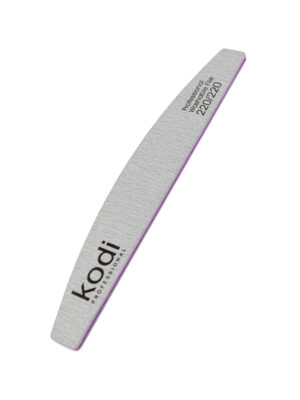 KODI NAIL FILE 093 - HALF MOON 220/220, GRAY