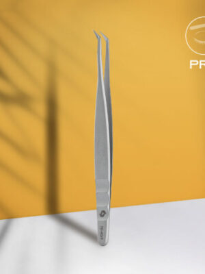 Professional eyelash tweezers EXPERT 40 TYPE 1 (L-shaped, 50')