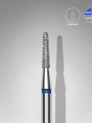 Diamond nail drill bit frustum blue EXPERT head diameter 1,8 mm / working part 8 mm