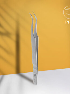 Professional eyelash tweezers EXPERT 41 TYPE 1 (curved)