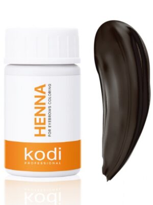 KODI HENNA FOR PAINTING EYEBROWS DARK BROWN (DARK BROWN), 05G.