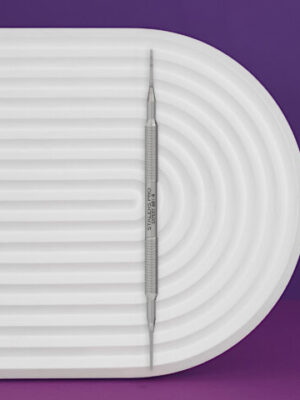 Pedicure toenail file EXPERT 60 TYPE 4 (straight narrow nail file and narrow file with a bent end)