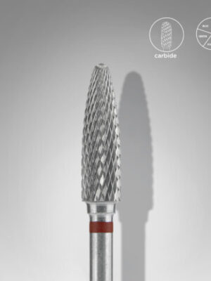 Carbide nail drill bit corn red EXPERT head diameter 4 mm / working part 14 mm