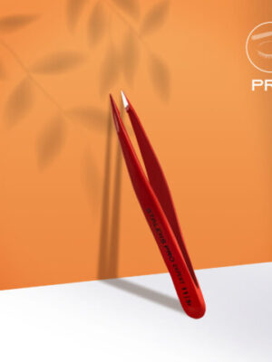Eyebrow tweezers red EXPERT 11 TYPE 5r (point)