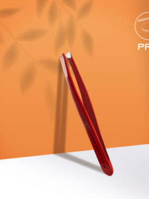 Eyebrow tweezers red EXPERT 11 TYPE 3r (wide beveled)