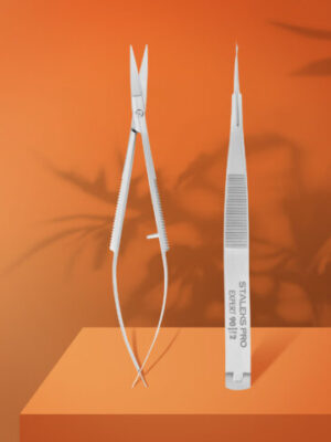 Professional micro scissors for eyebrows modeling EXPERT 90 TYPE 2
