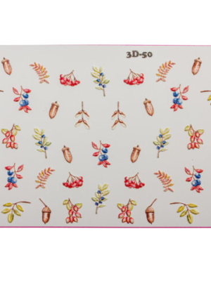 KODI NAIL SLIDER DESIGNS - 3D No. 50.