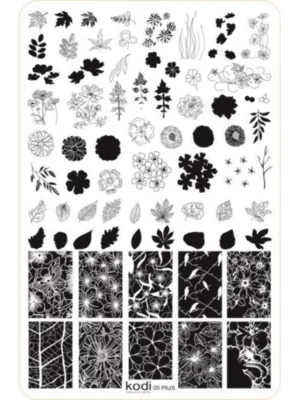 Stamping Plate "Plus size" № 05 (9.5x14.5cm)